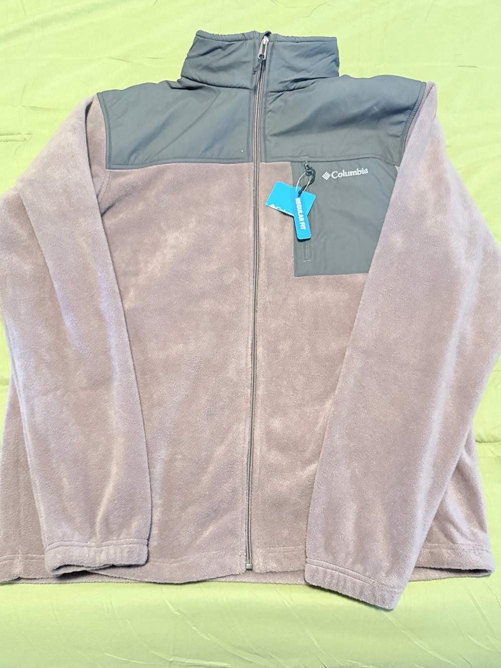 Columbia Men’s Granite Mountain Overlay Fleece Jacket L NWT